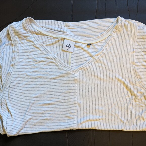 cabi Mini Stripe Tank Size XL Style #3816 Fall 2019 - Picture 3 of 4
